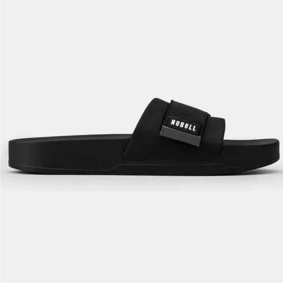 NOBULL | Shoes | Nobull Black Adjustable Slides Slip 